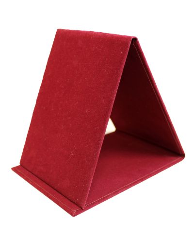 Папка за плакет кадифе 10 x 13 см - Червена